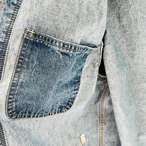 Madewell Denim Chore Jacket, Size Large - Picture 5 of 5